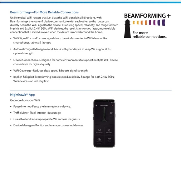 NETGEAR Nighthawk AC1900 WiFi Cable Modem Router, Model C7000v2, Xfinity/Cox - Picture 11 of 13